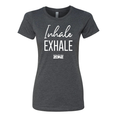Inhale/Exhale Ladies Crew Tee