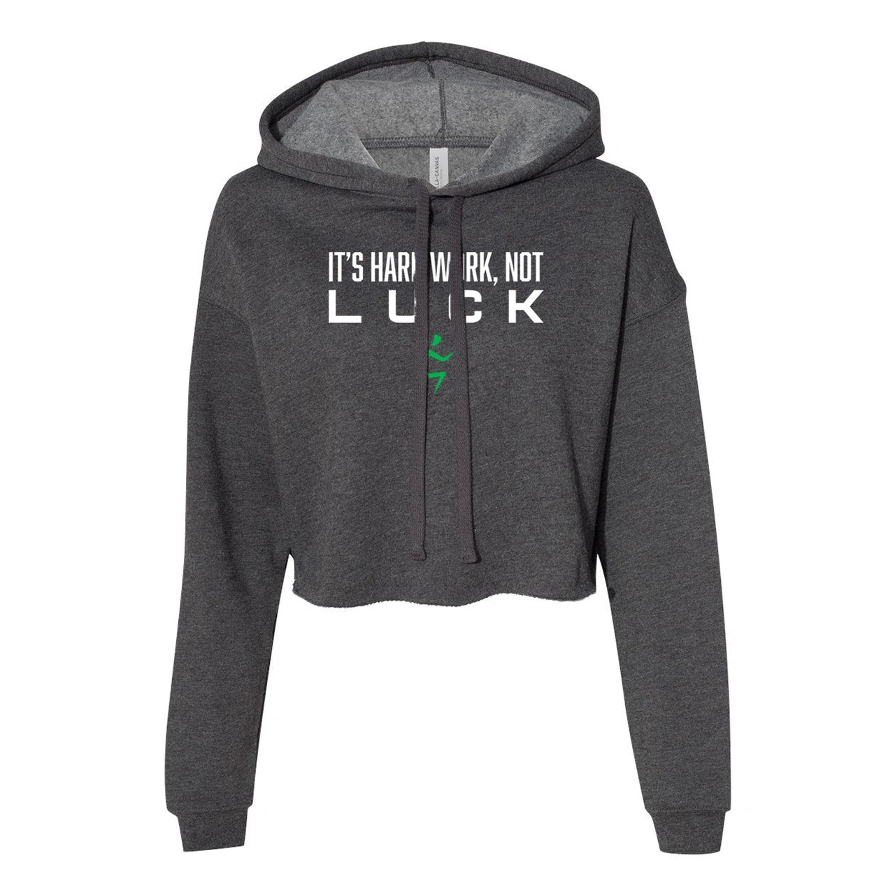 It's Hard Work Not Luck Cropped Sweater