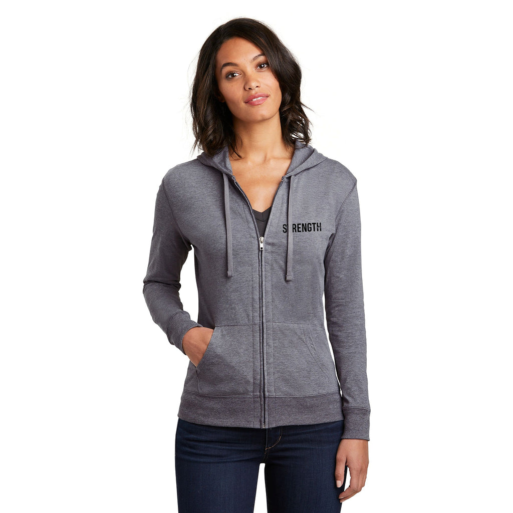 Ladies Full-Zip Light Weight Hoody