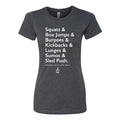 NorCal Leg Day Ladies Crew Tee