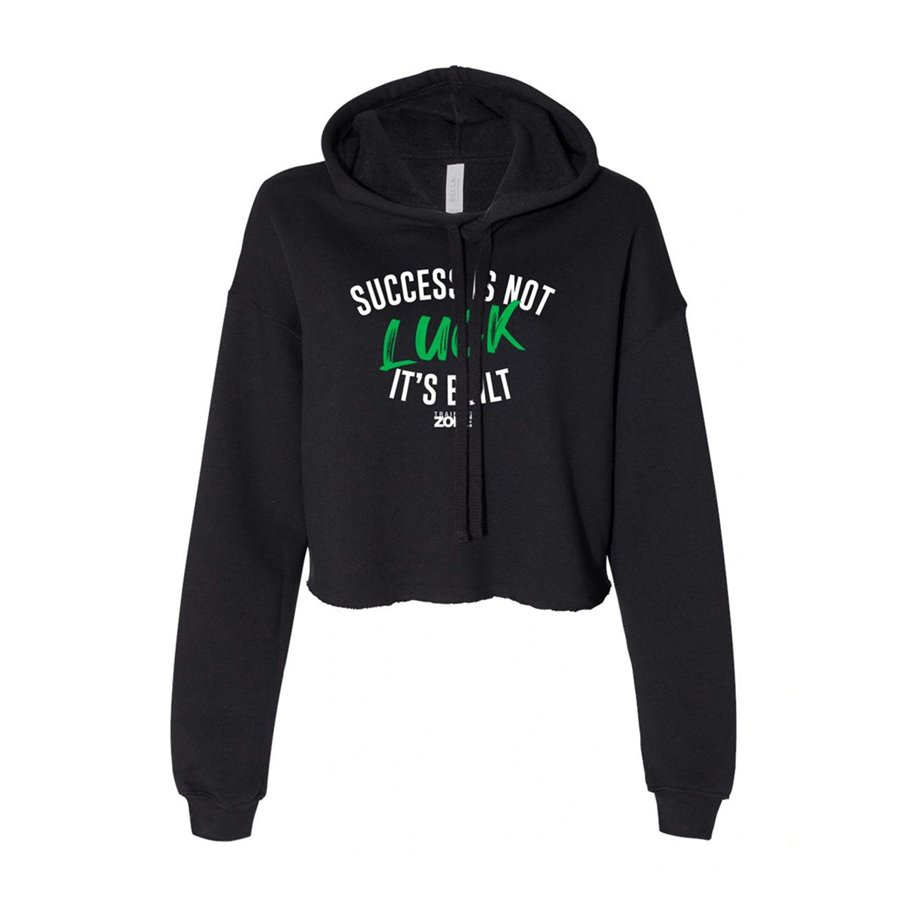Success Is Not Luck It's Built Cropped Sweater