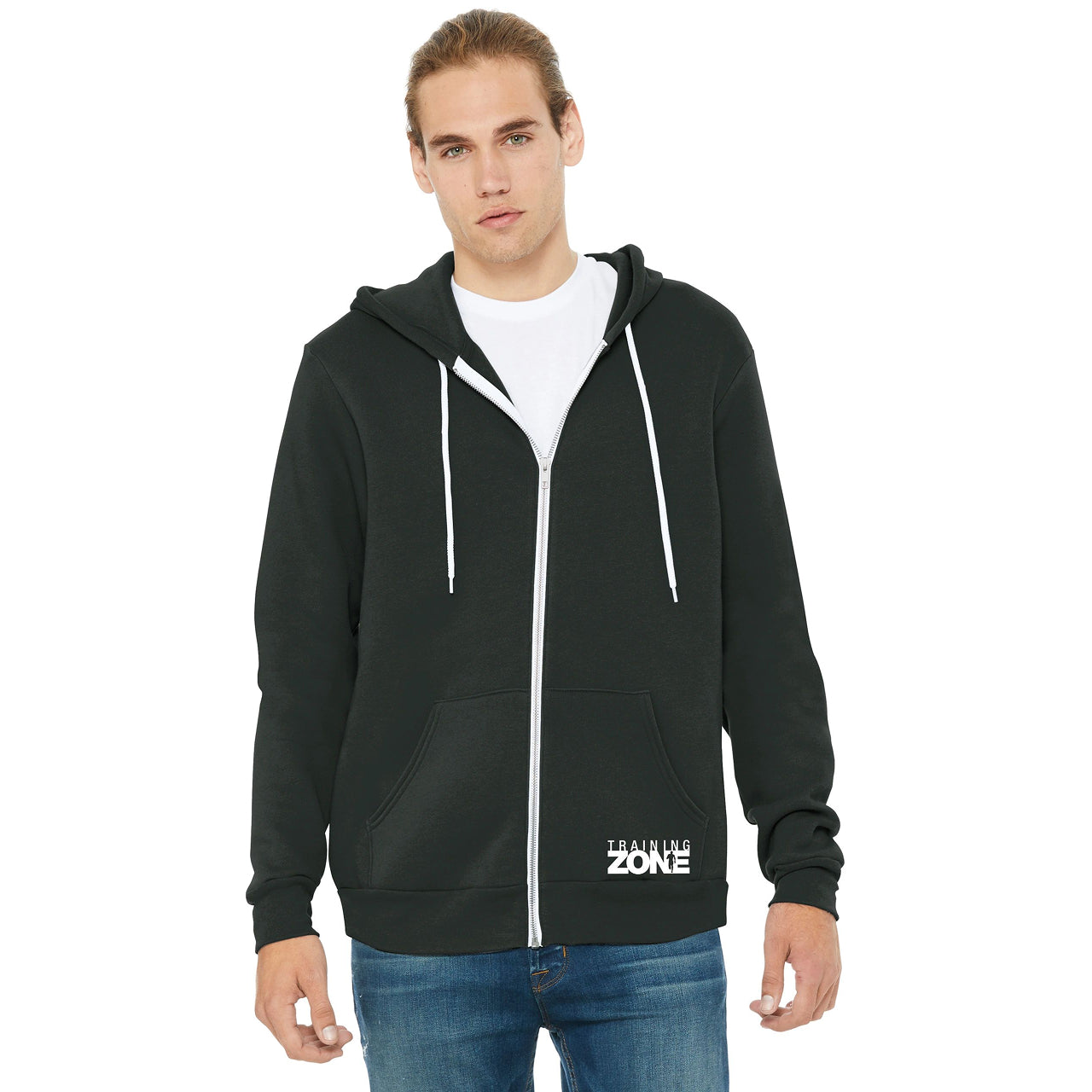 Unisex Fleece Zip Hoodie