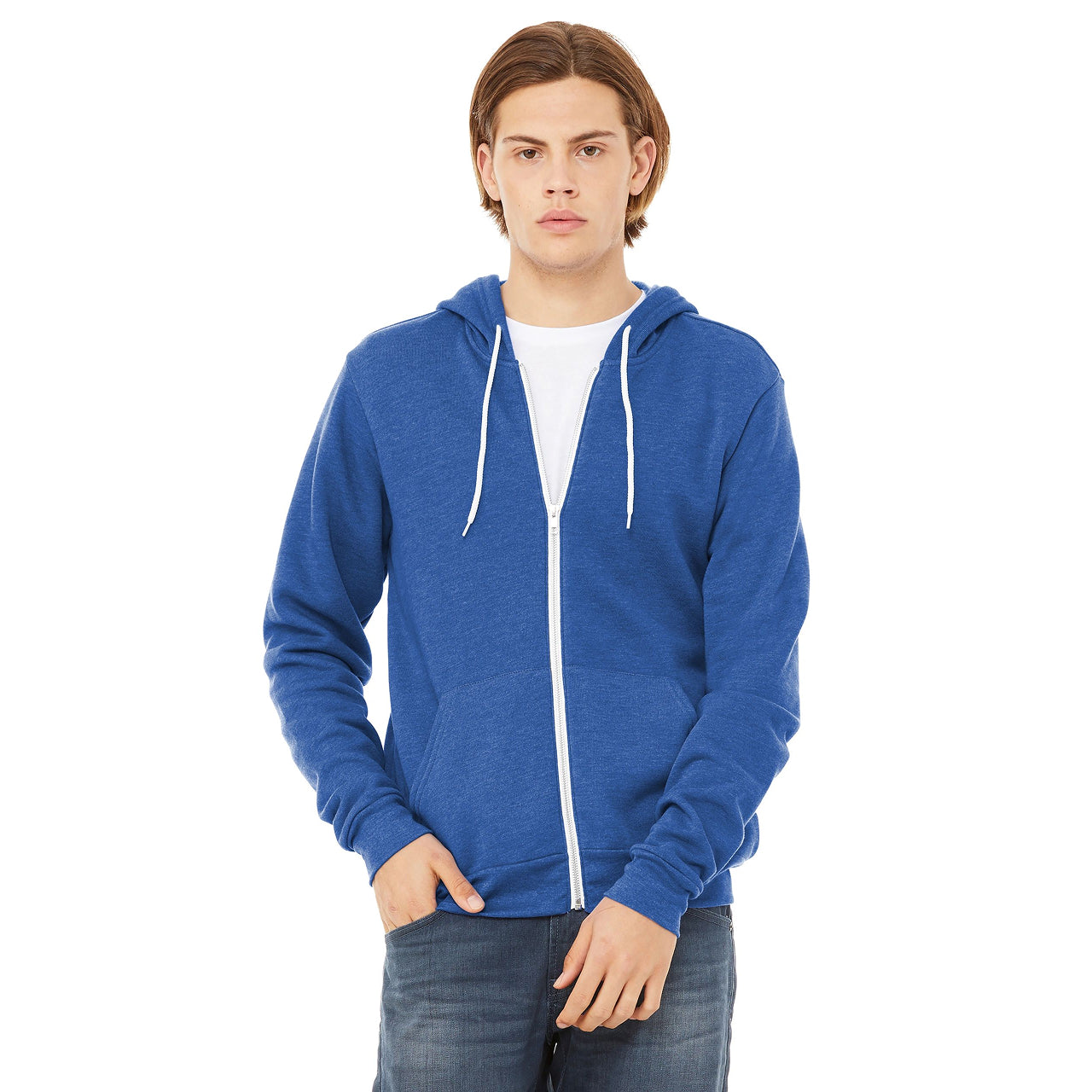 Unisex Fleece Zip Hoodie