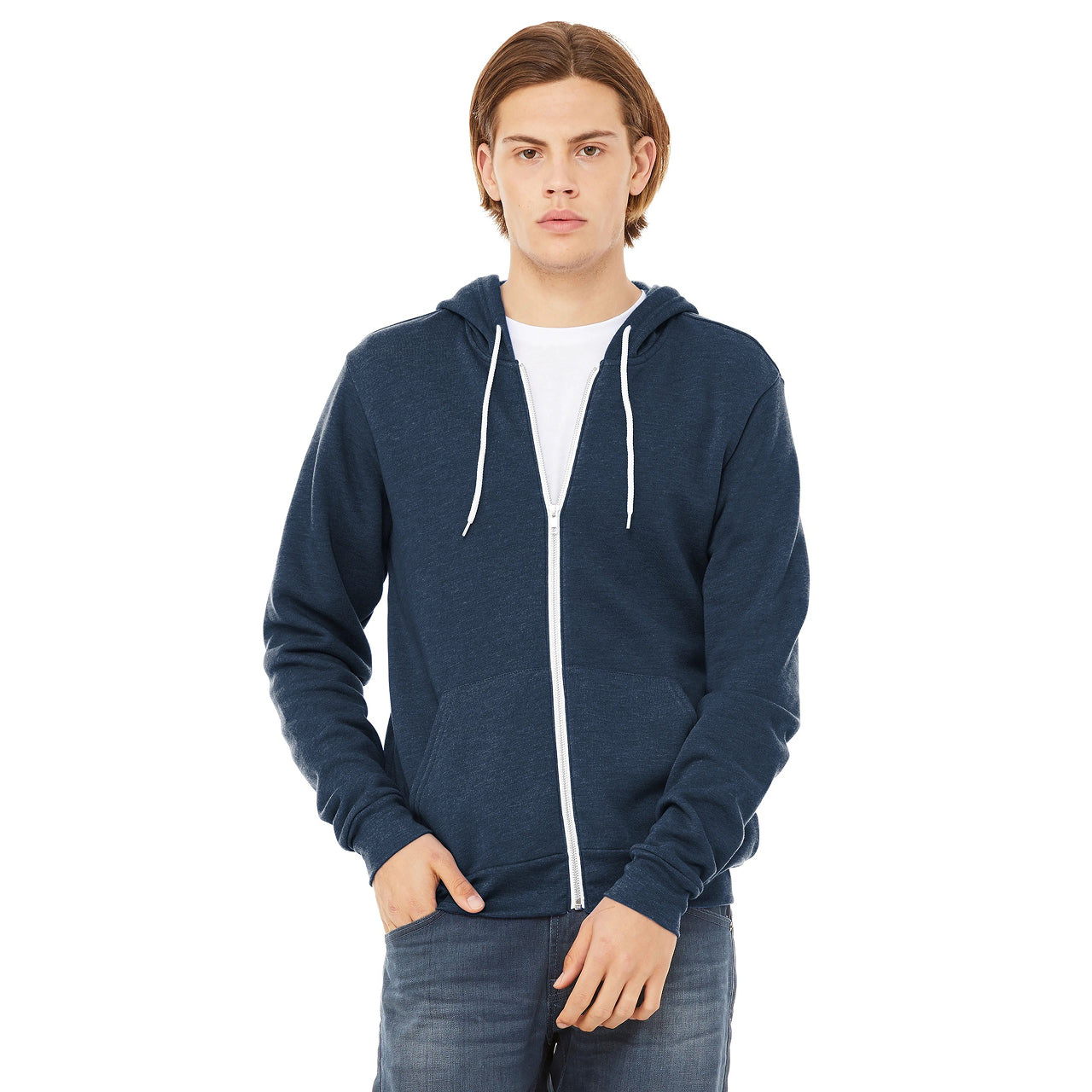 Unisex Fleece Zip Hoodie