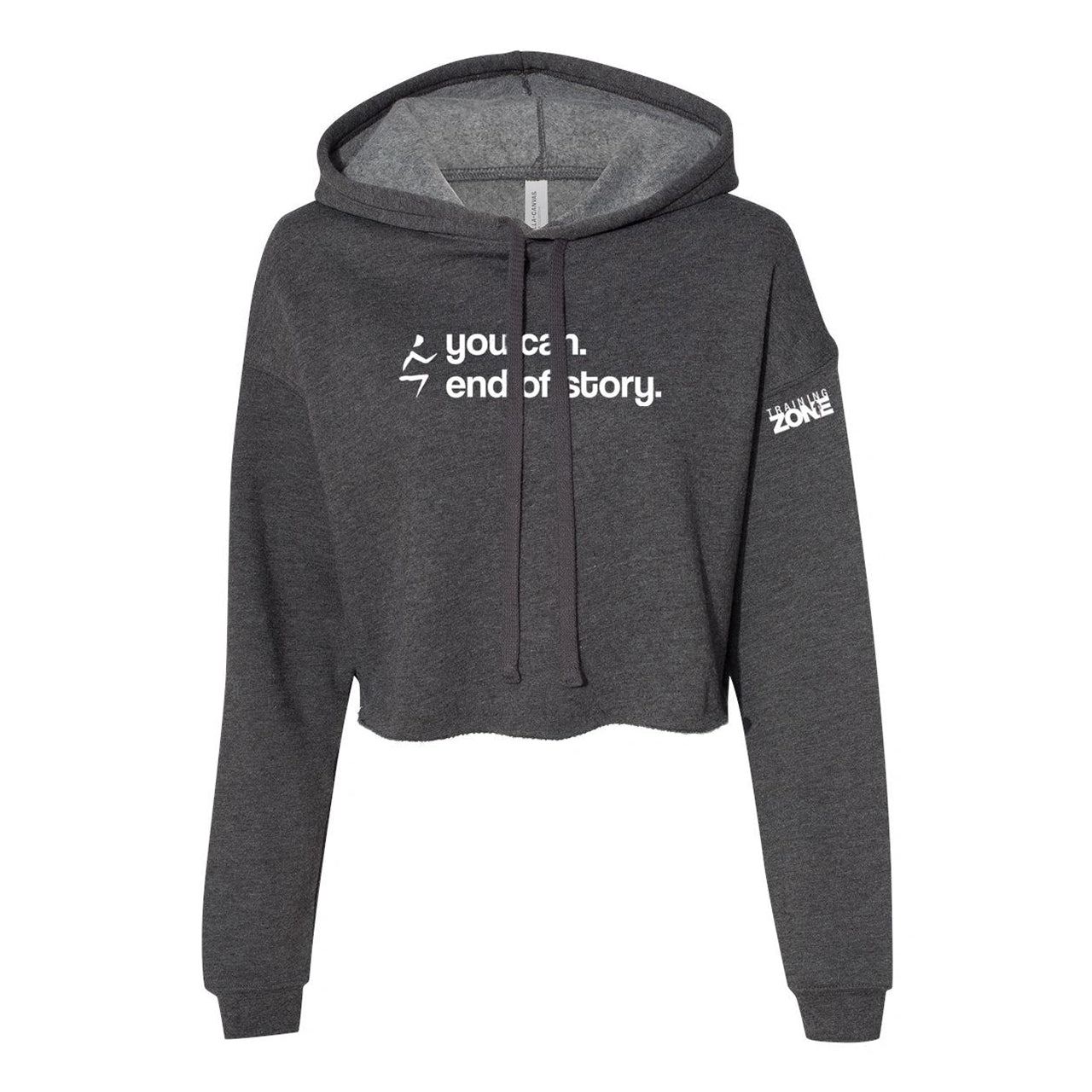 You Can. End of Story Cropped Sweater